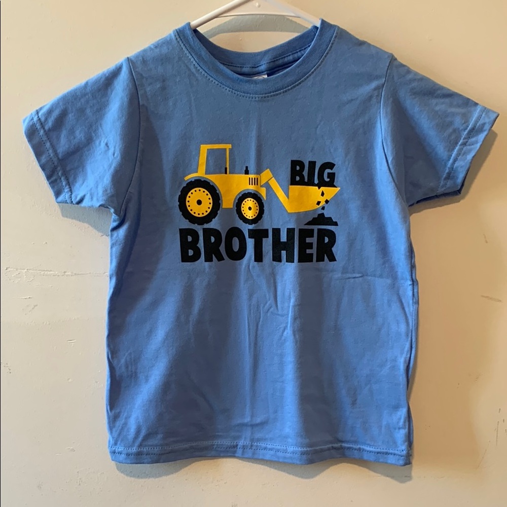 Rabbit Skins Blue Tee with Yellow Graphic